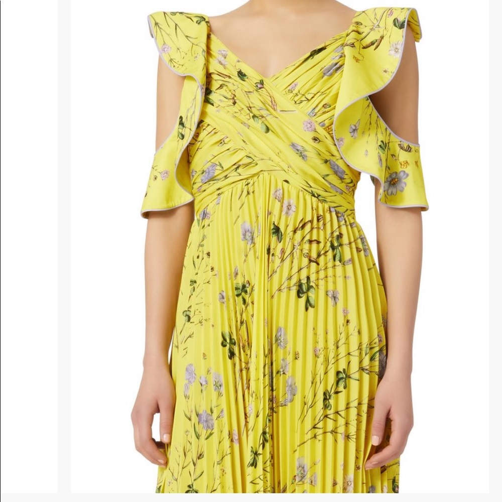 Self-portrait cold shoulder asymmetrical dress